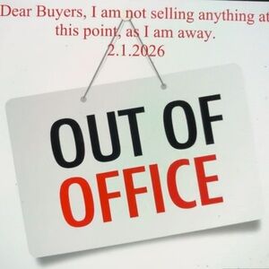 Out of Office Sign